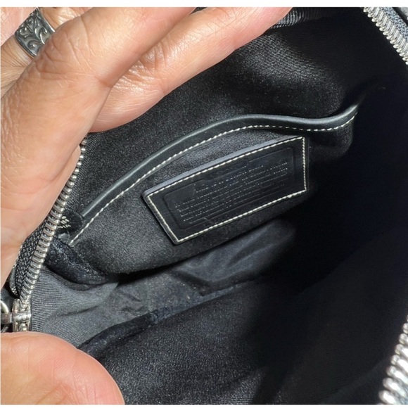 Coach Black and Gray Men's Bag GUC - Picture 13 of 14